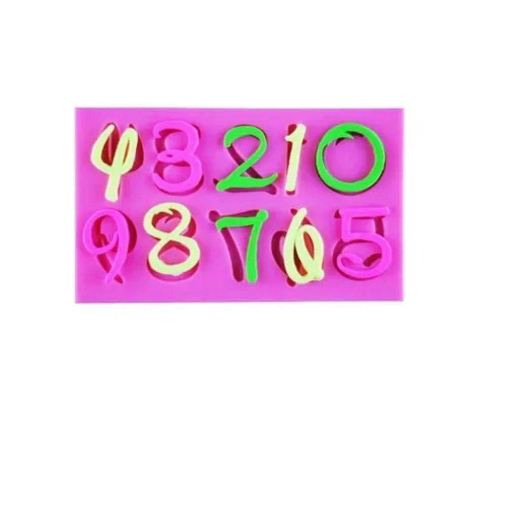 Molde De Silicone Numeros Disney