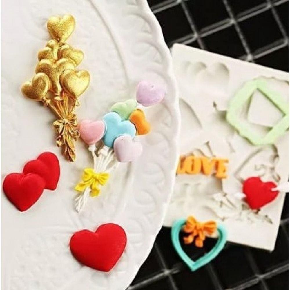 Molde De Silicone Coração, Namorados
