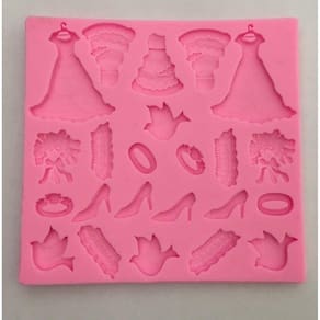 Molde De Silicone Casamento