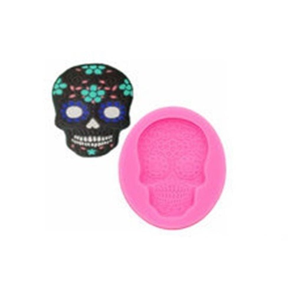 Molde De Silicone Caveira