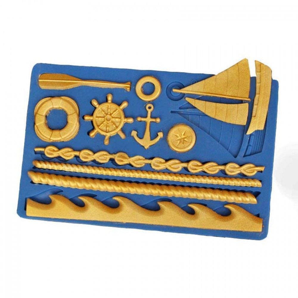Molde De Silicone Marinheiro, Barco