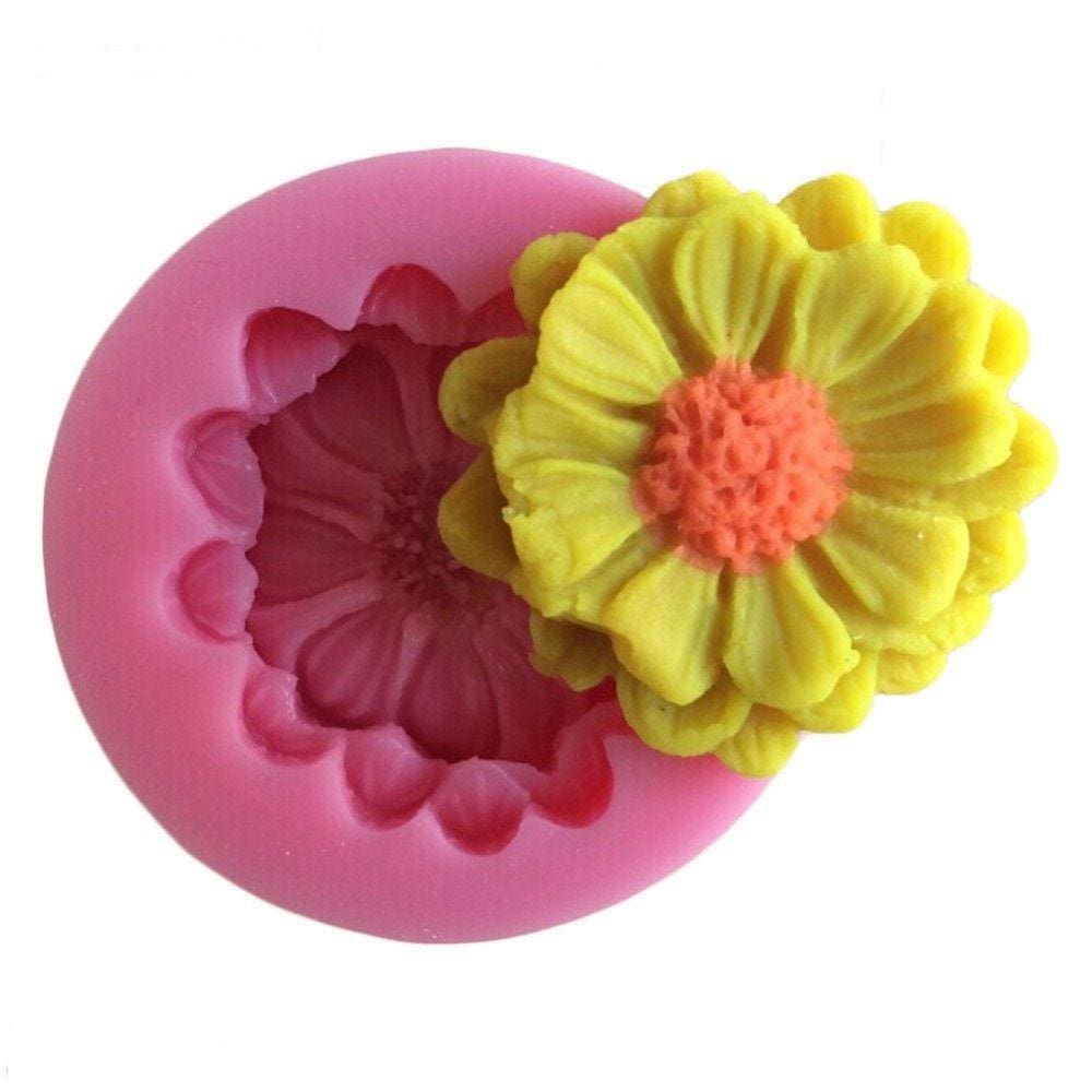 Molde De Silicone Flor