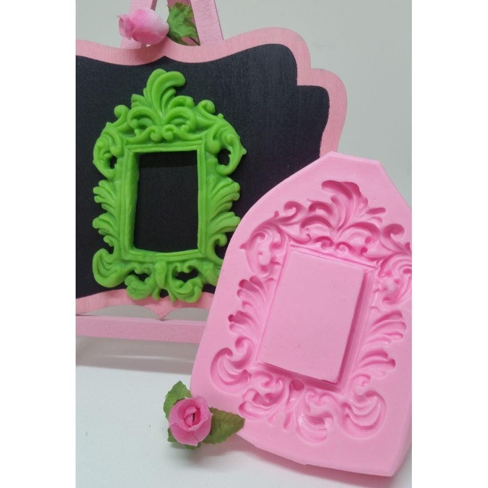 Molde De Silicone Moldura