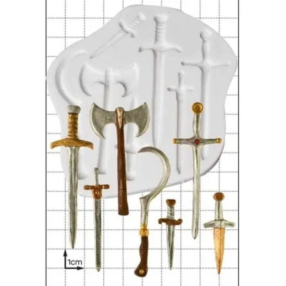 Molde De Silicone Espada