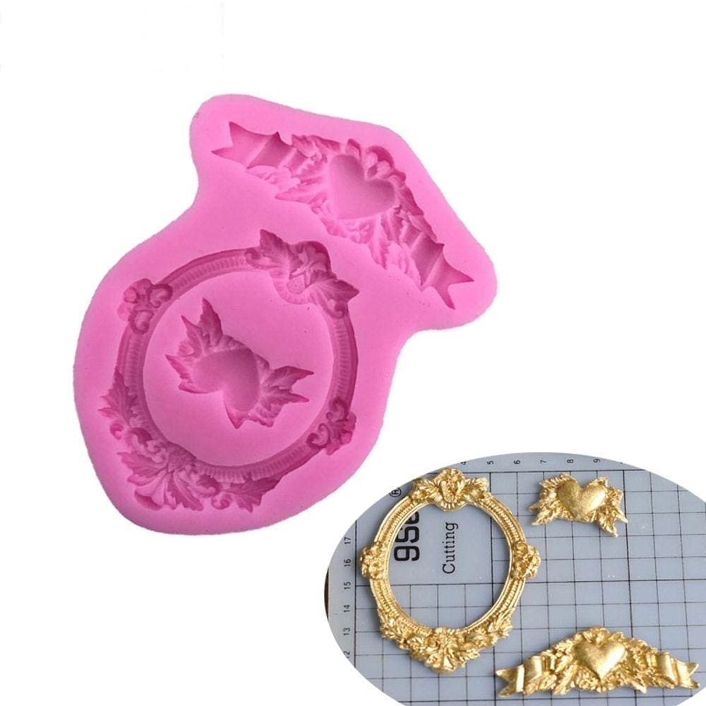 Molde De Silicone Moldura