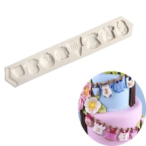 Molde De Silicone Cha De Bebe
