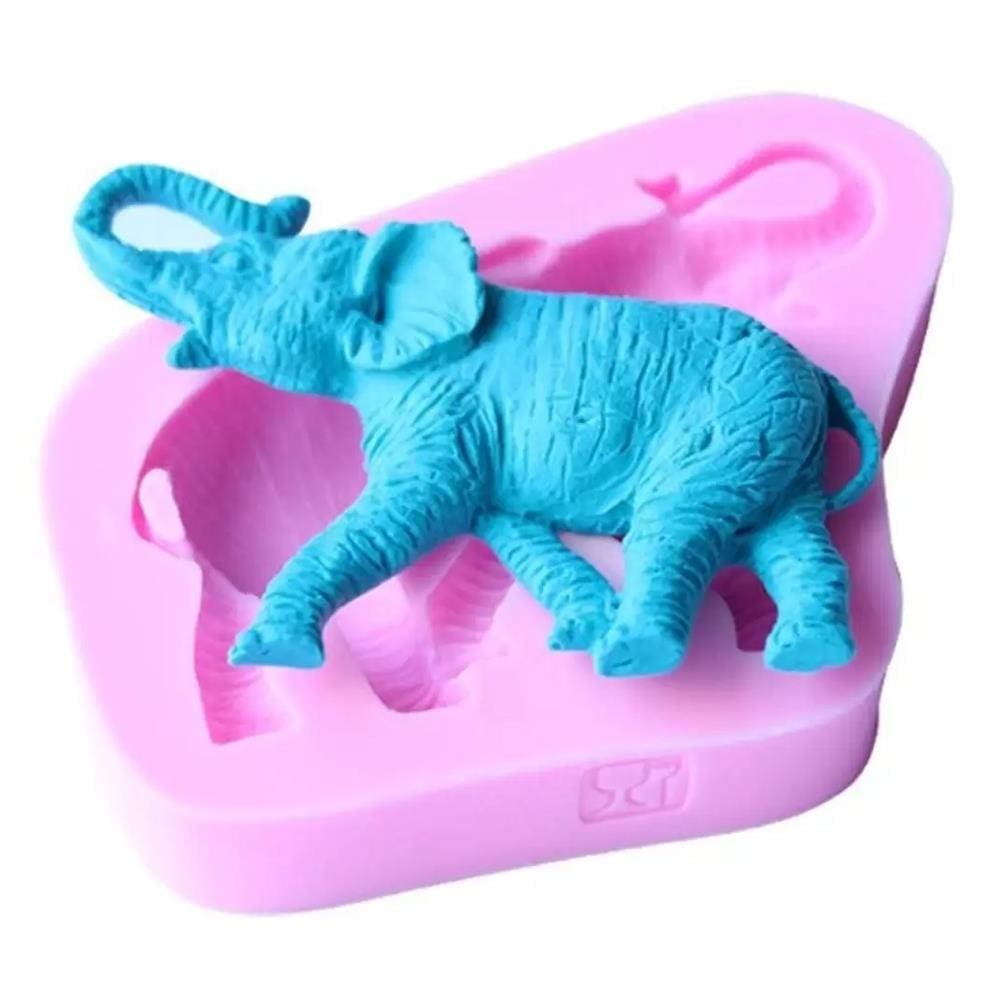 Molde De Silicone Elefante