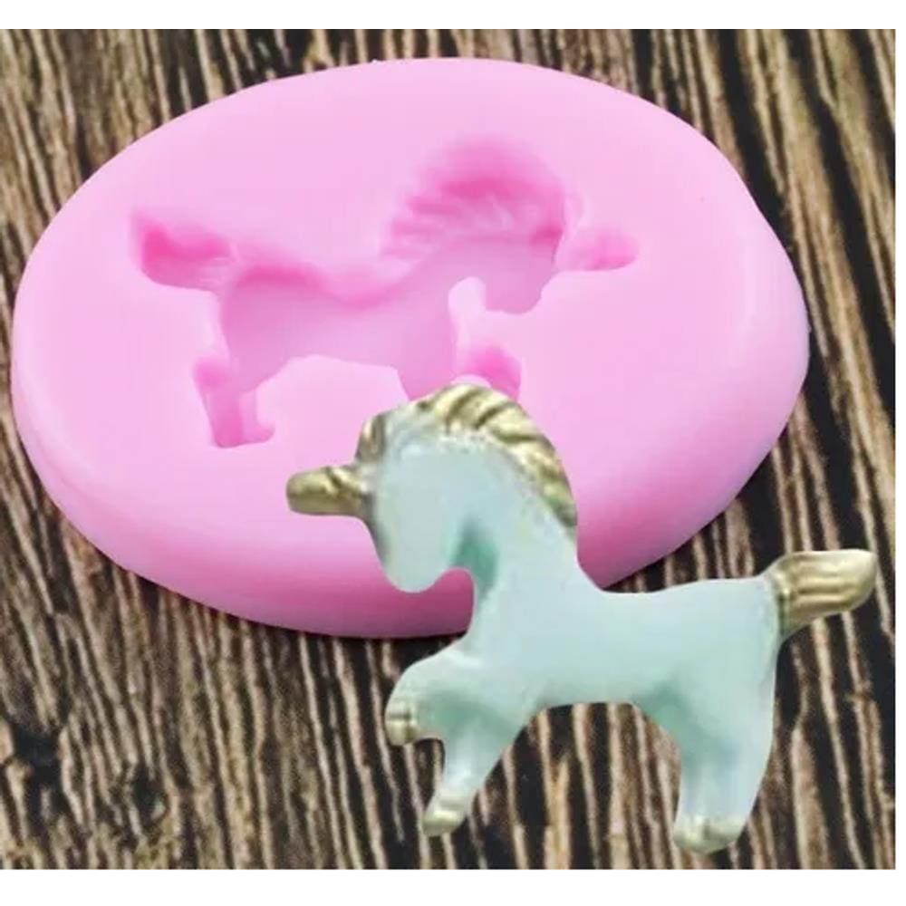 Molde De Silicone Unicornio
