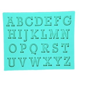 Molde De Silicone Alfabeto
