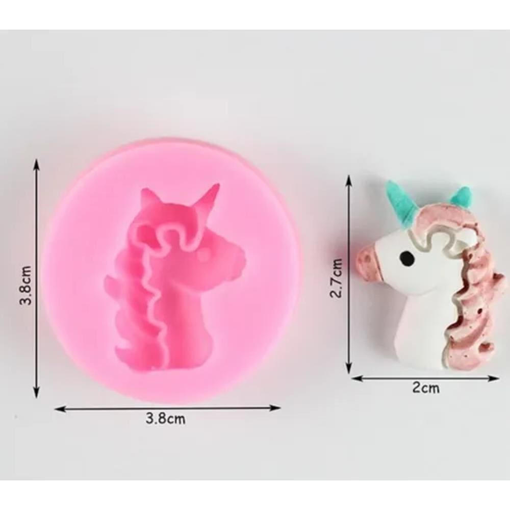 Molde De Silicone Unicornio