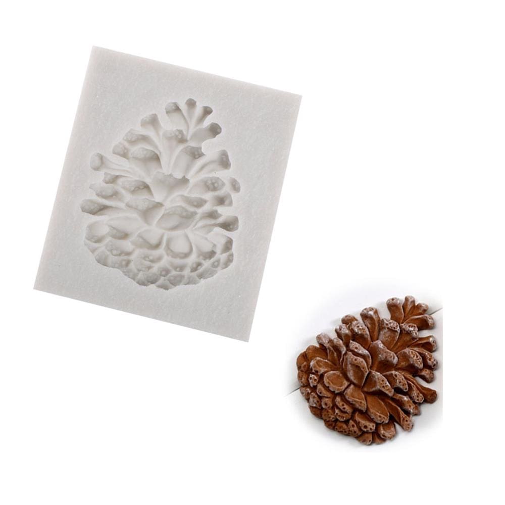 Molde De Silicone Pinha