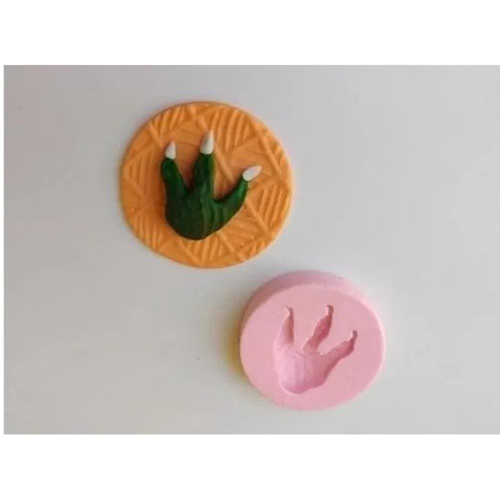 Molde De Silicone Dinossauro, Pegada, Pata