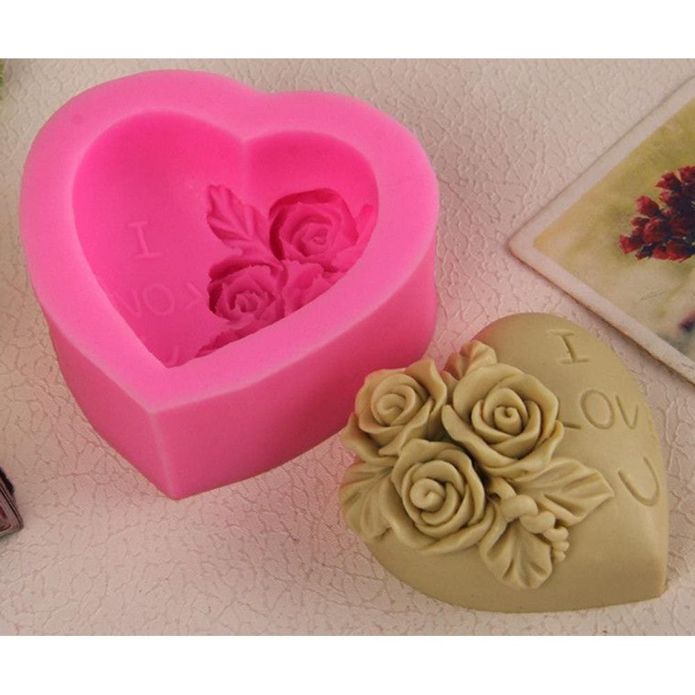 Molde De Silicone Coração