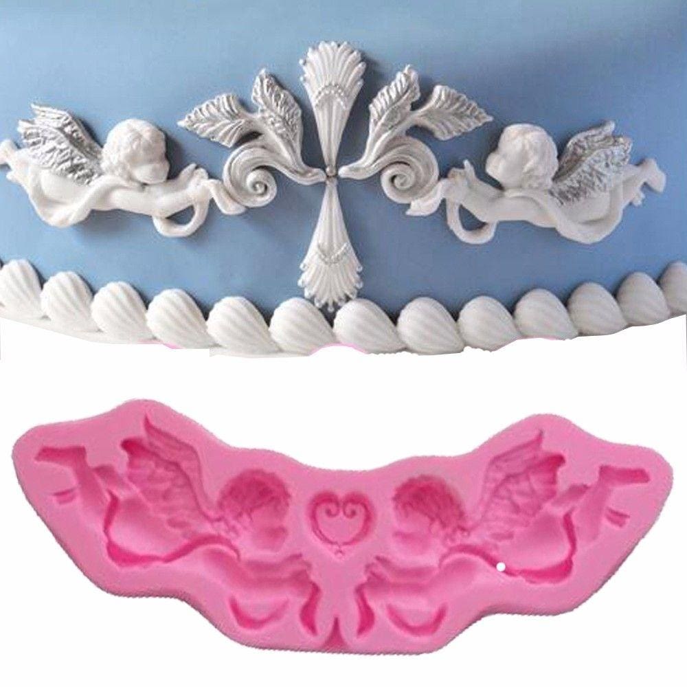 Molde De Silicone Anjos