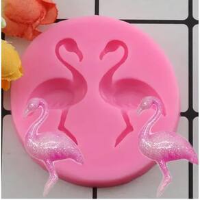 Molde De Silicone Flamingo