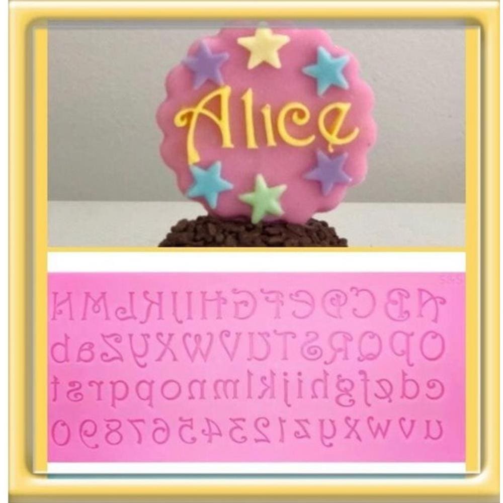 Molde De Silicone Alfabeto