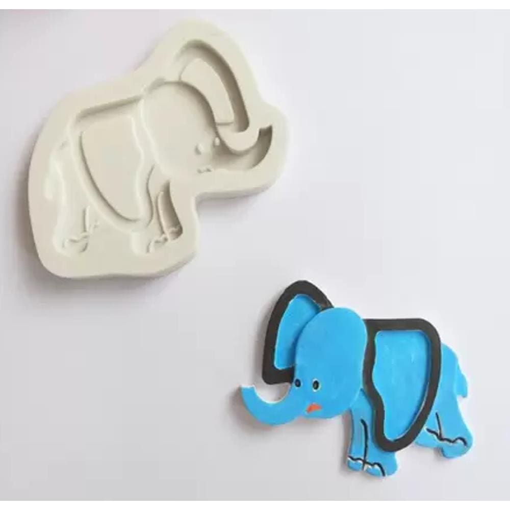 Molde De Silicone Elefante