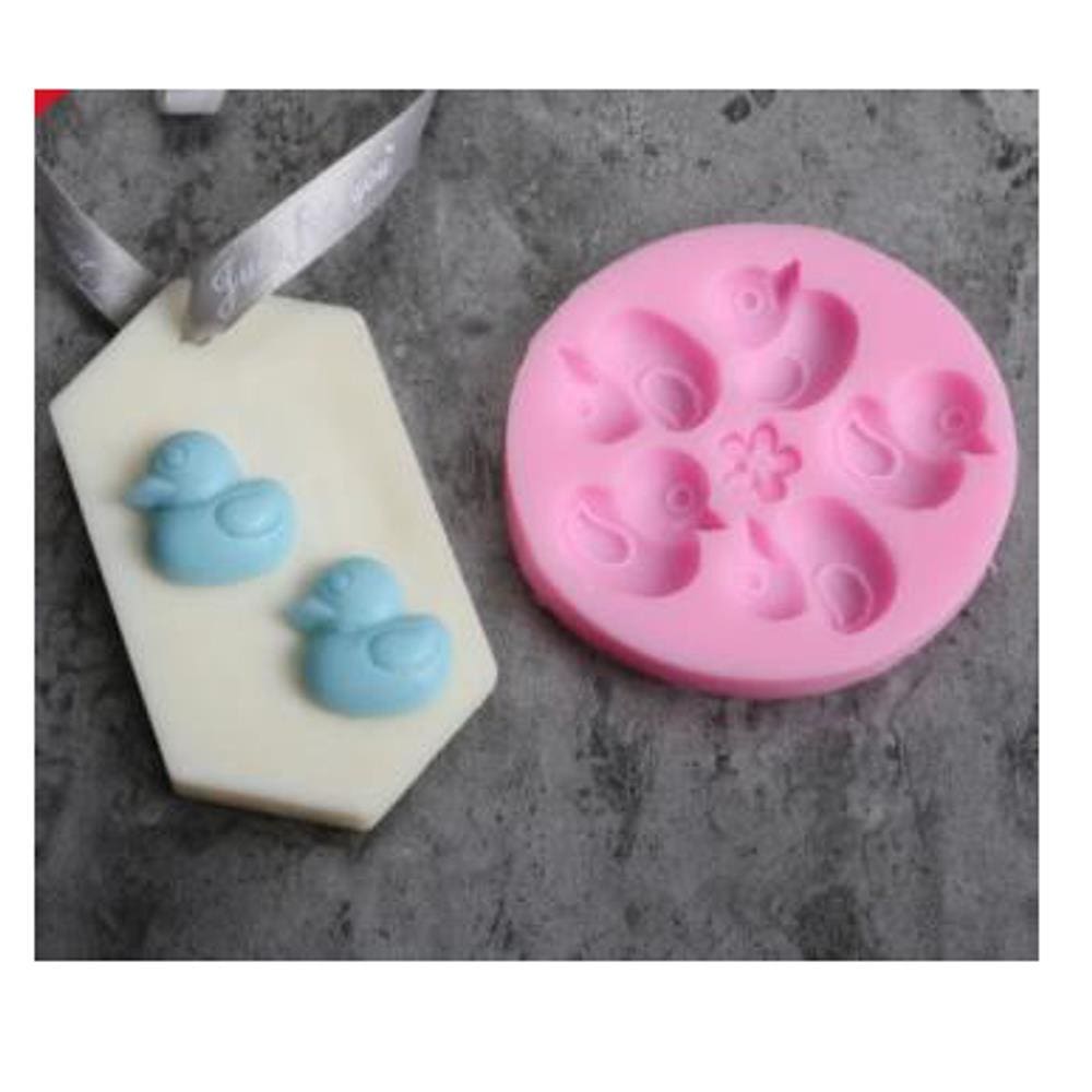 Molde De Silicone Patinhos