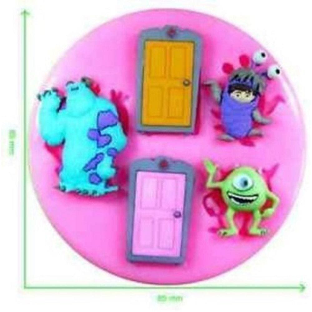 Molde De Silicone Monstros S/A