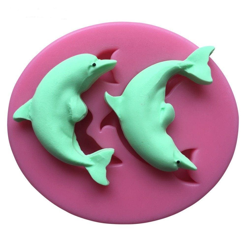 Molde De Silicone Golfinhos
