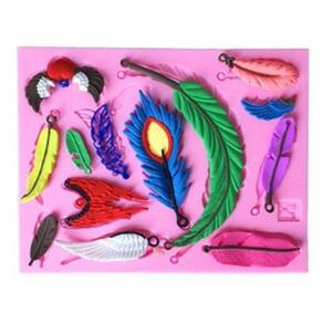 Molde De Silicone Penas