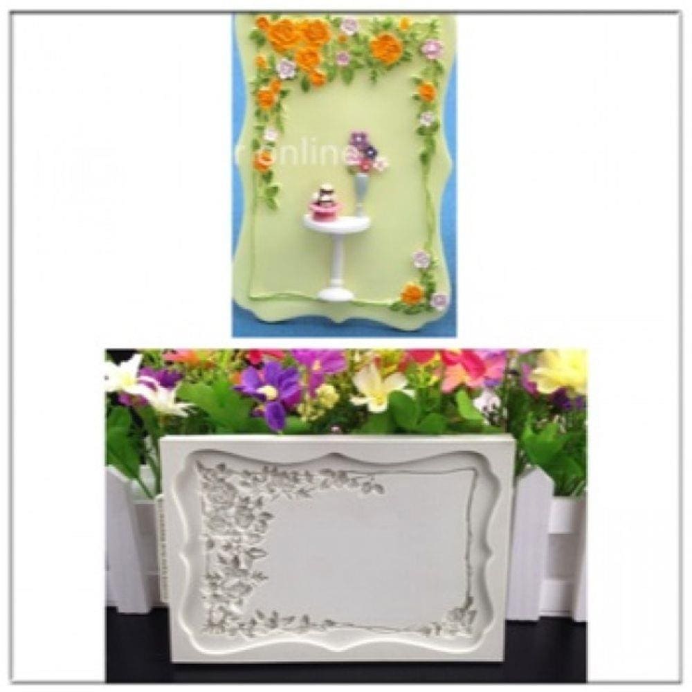 Molde De Silicone Moldura