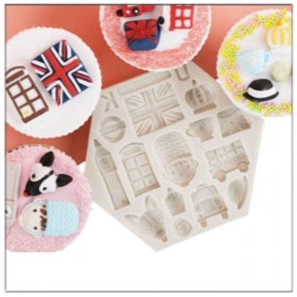 Molde De Silicone Viagem, Inglaterra