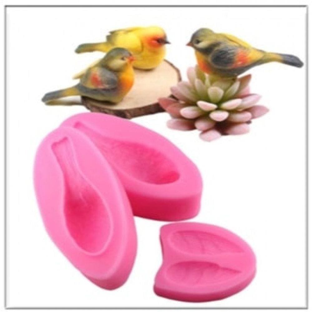 Molde De Silicone Pássaro