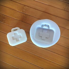 Molde De Silicone Primeiros Socorros, Enfermagem, Maleta