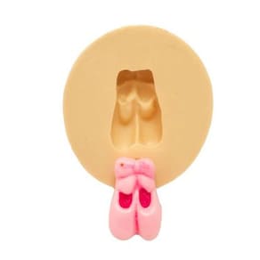 Molde De Silicone Mini Sapatilha De Bailarina, Ballet
