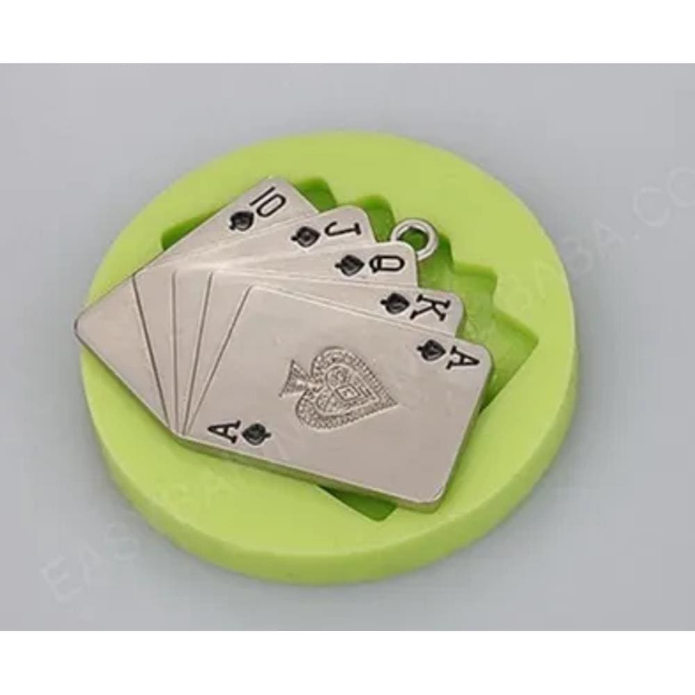 Molde De Silicone Cartas