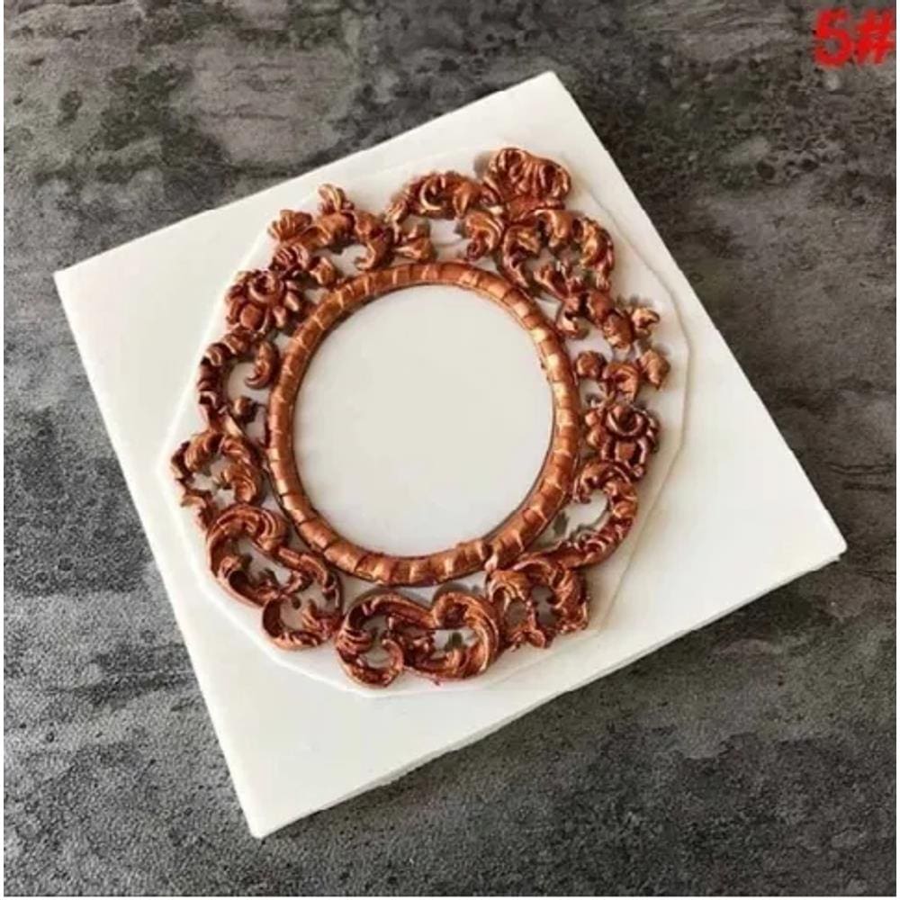 Molde De Silicone Moldura