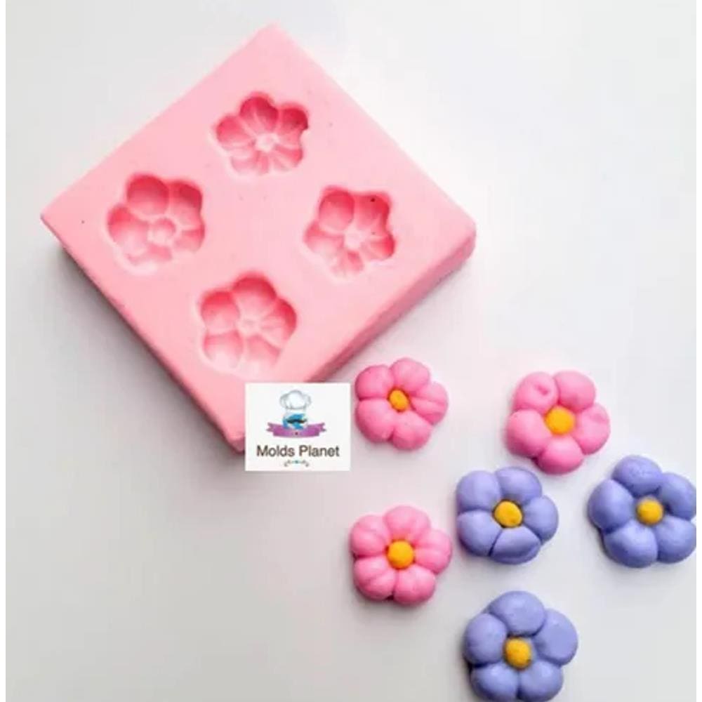 Molde De Silicone Fuxico