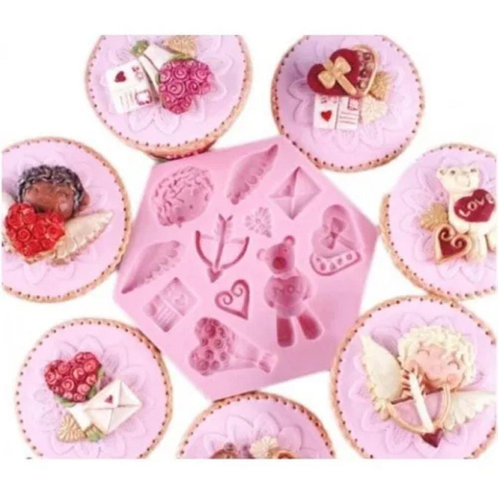 Molde De Silicone Namorados