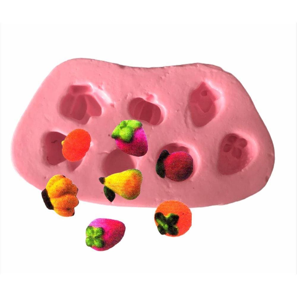 Molde De Silicone Frutas