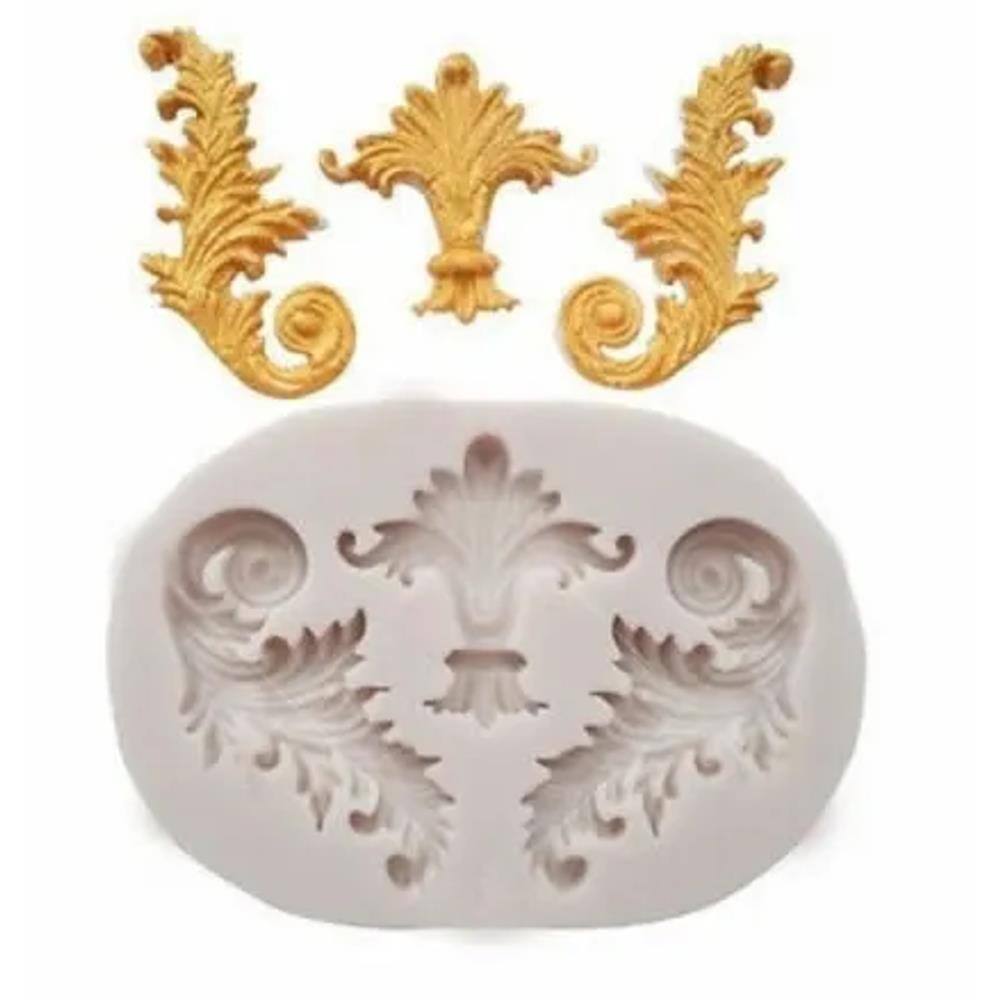 Molde De Silicone Arabesco
