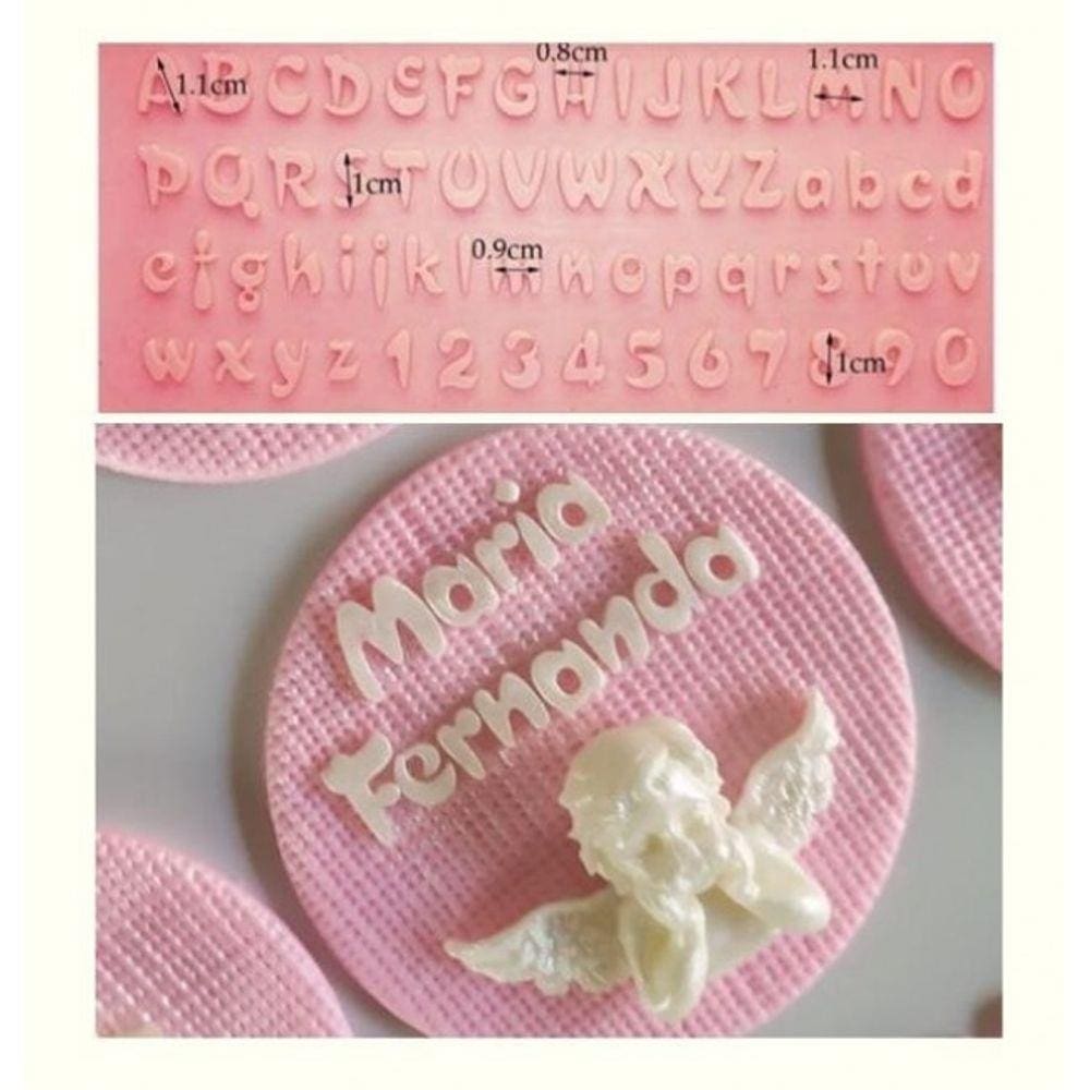 Molde De Silicone Alfabeto