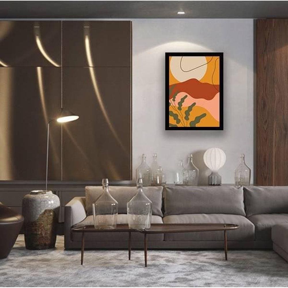 Quadro Decorativo Abstrato Figurativo Nature 45x34cm