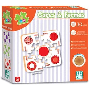 Mad. Be A Bá - Cores E Formas - 30 Placas Nig