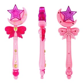 Brinquedo Varinha Mágica Encantada Luz E Som Fada Princesa