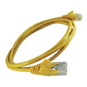 Cabo De Rede Rj45 Cat5E Ethernet Patch Cord 1 Metro Amarelo