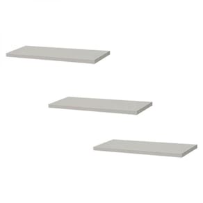 Kit 3 Prateleiras 50 X 20cm Branca Suporte Invisível