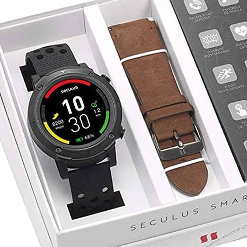 relógio smartwatch seculus masculino gps 79004g0svnv1