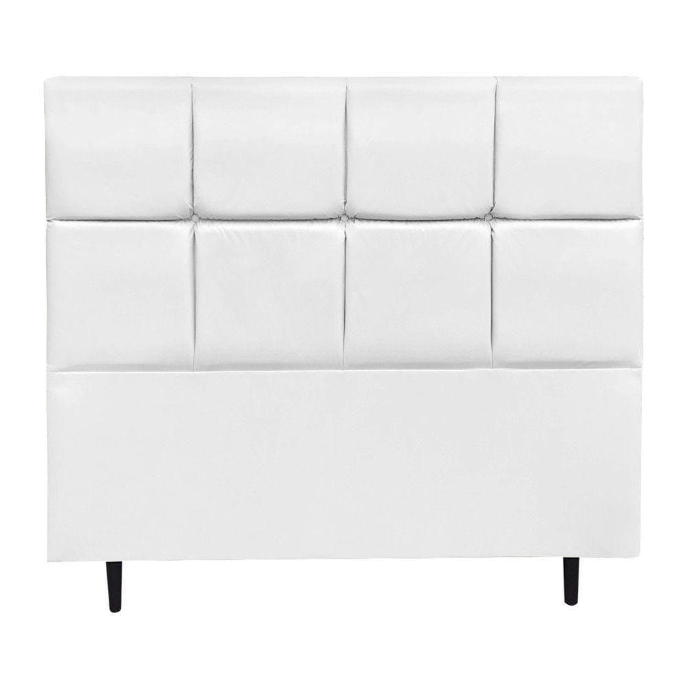 Cabeceira Roma Para Cama Box Queen 160cm Branco