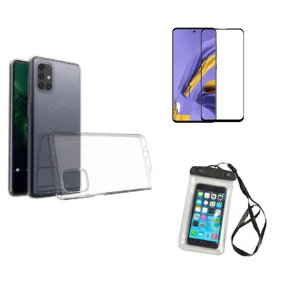 Capa Case Anti Impacto Transparente + Pelicula de Vidro 3D Para Samsung  Galaxy M51 6.67 em Promoção | Ofertas na Americanas