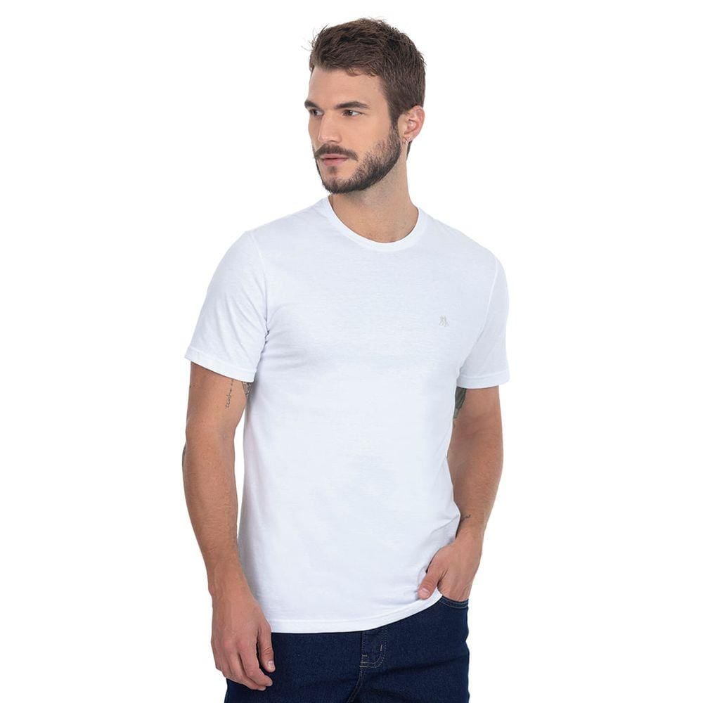 Camiseta Masculina Branco Polo Wear 70224