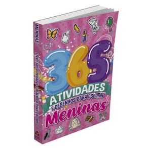 Meninas - Livro- 365 Atividades e Desenho Para Colorir