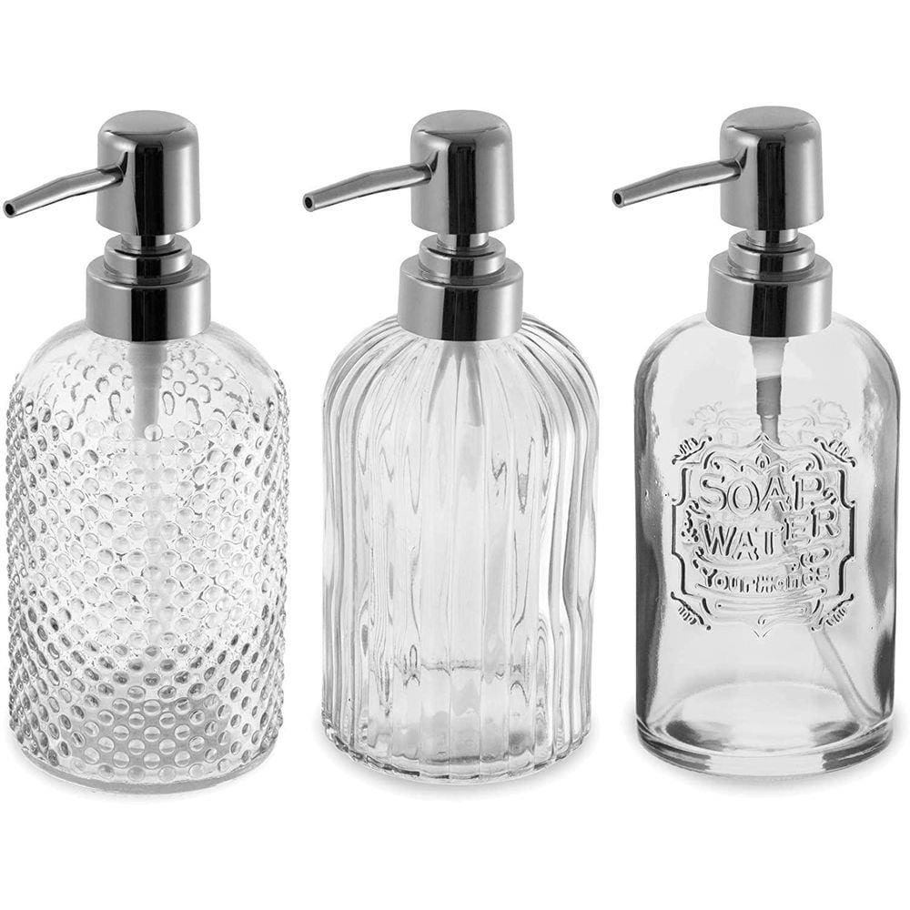 Dispenser 450Ml Porta Sabonete E Álcool Gel Transparente