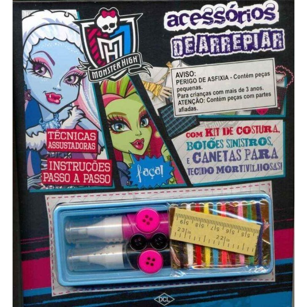 Boneca Draculaura Monster High Fashion 25cm Acessorios Hhk51