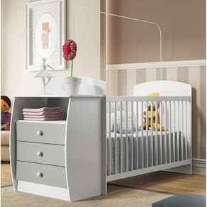 Berço Rafael Com Gavetas Para Colchão 130x60 Multimoveis